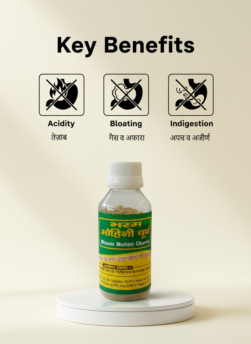 Bhasma Mohini Churna Benfits